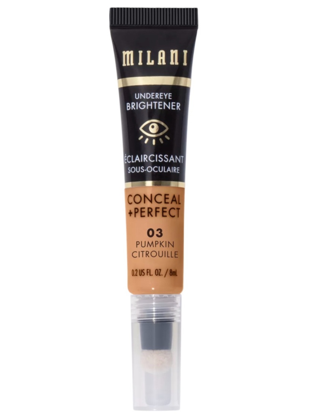 3/$12 Milani Cosmetics 03 Pumpkin Conceal + Perfect Under Eye Brightener